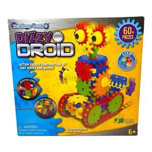 SEALED Techno Gears Dizzy Droid Construction Set NOS Building STEM Toys 83 Piece